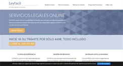 Desktop Screenshot of leyfacil.com